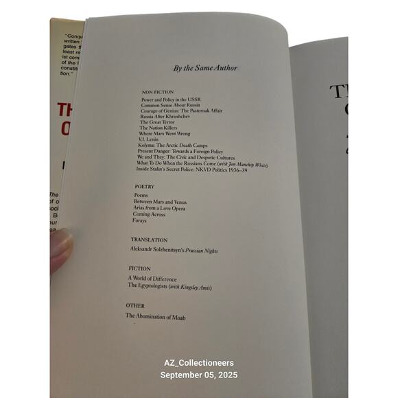 The harvest of sorrow by Robert Conquest 0195040546 Oxford books - Picture 6 of 7